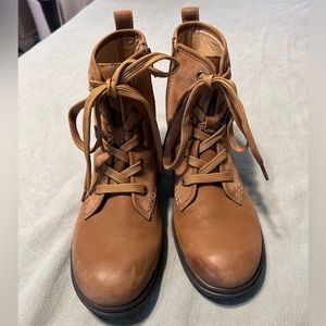 UGG Hapsburg Mixed Leather Hiker Boots Tan